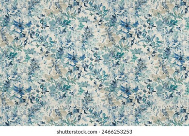 seamless pattern flowers in vectors form and leaves.  floral background for wrapping paper, textile fabric, 
