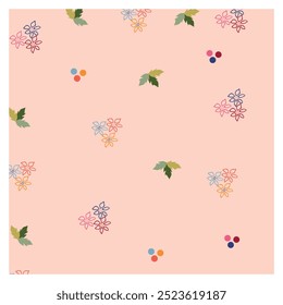 seamless pattern with flowers, seamless of vintage textil things.
