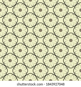 seamless pattern with flowers, seamless pattern of woven fabric