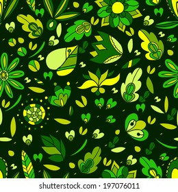 seamless pattern, flowers,floral pattern. Vector illustration. EPS