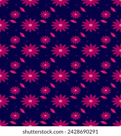 seamless pattern with flowers.vector eps download.