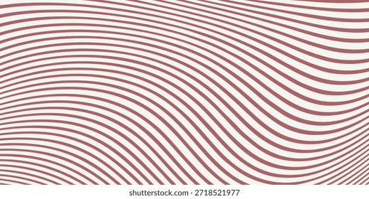 A seamless pattern of flowing, curved lines in a soft pink and dark red palette, creating a visually dynamic and abstract background.