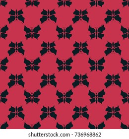Seamless pattern. flying Butterfly