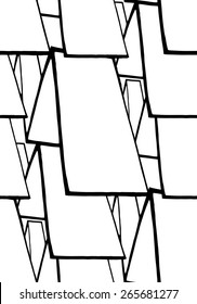 Seamless pattern with folded sheets of paper for your creativity