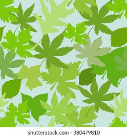 seamless pattern with foliage 