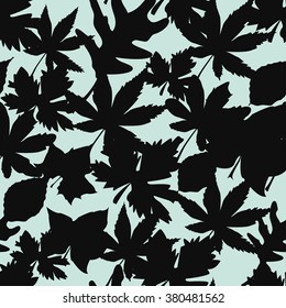 seamless pattern with foliage 