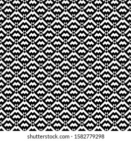 Seamless pattern. Folk image. Curves, triangles ornament. Simple backdrop. Figures motif. Zigzag lines, triangular shapes background. Ethnic wallpaper. Digital paper, textile print, abstract. Vector