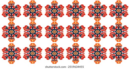 
seamless pattern folk mexican style, aztec geometric art ornament, design for carpet, cover, wallpaper, packaging, fabric, clothing, ikat Abstract ethnic art