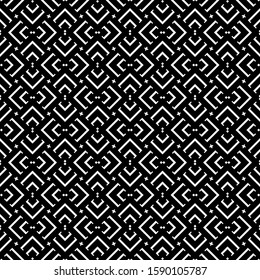 Seamless pattern. Folk motif. Chevrons, squares, crosses ornament. Brackets, checks wallpaper. Curves, polygons illustration. Geometric background. Textile print, web design, abstract vector