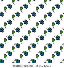 Seamless pattern. Folk ornament. Pattern in hand drawn style
