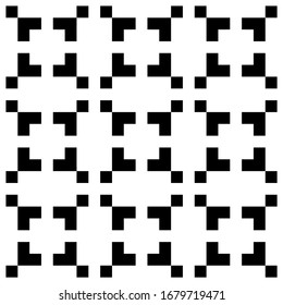 Nahtloses Muster. Folk-Tapete. Stickereier Hintergrund. Formen, überprüft Hintergrund. Figuren, Quadrate-Ornamente. Stammesmotiv. Ethnisches Mosaik. Digitales Papier, Stoffdruck, Webdesign, abstrakt. Vektorillustration.