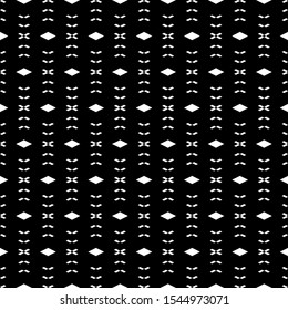 Seamless pattern. Folk wallpaper. Ethnic motif. Geometric backdrop. Simple shapes background. Rhombuses, parallelograms ornament. Digital paper, textile print, web design, abstract illustration