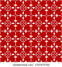 Seamless pattern. Folk wallpaper. Rhombuses, triangles, figures ornament. Ethnic motif. Simple background. Geometric backdrop. Digital paper, textile print, web design, abstract