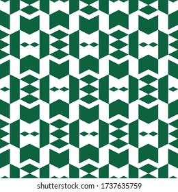 Seamless pattern. Folk wallpaper.Geometric backdrop. Ethnic motif. Simple shapes background. Rhombuses, trapeziums, triangles, chevrons ornament. Digital paper, textile print, web design, abstract.