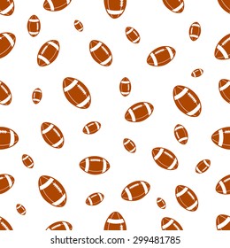 seamless pattern with football