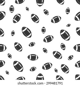 seamless pattern with football