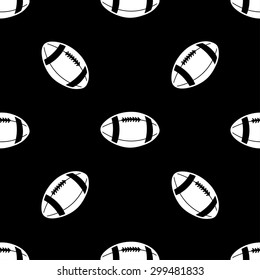 seamless pattern with football