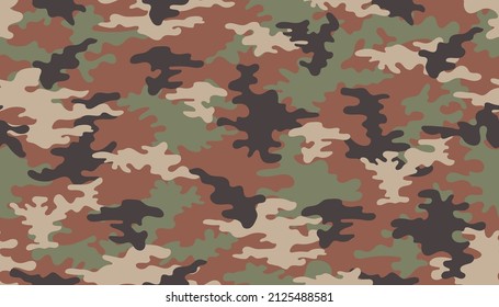 Nahtlose Muster mit Waldtarnung. Militärische Masken für verschiedene Materialien. Chaki-Textur.
