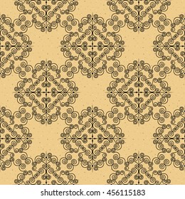 Seamless pattern or forged elements. Modern style for wallpaper, wrapping, fabric, background, apparel, other print production. Vector