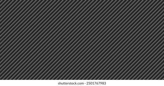 Seamless pattern in the form of carbon fiber texture, black background.