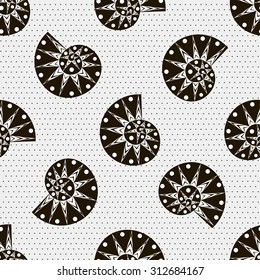 Seamless pattern in the form of geometries shapes, with stylized elements and geometric patterns.Illustration vector.