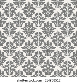 Seamless pattern in the form of Oriental ornament. Vector illustration.