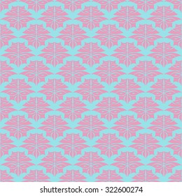 Seamless pattern in the form of Oriental ornament. Vector illustration.