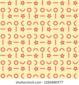 Seamless pattern in the form of various figures