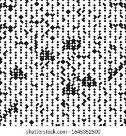 Seamless pattern. Forms, checks backdrop. Diamonds, shapes wallpaper. Rhombuses, figures ornament. Ethnic motif. Tiles, signs background. Textile print, web design, abstract illustration. Vector.