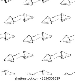 Seamless pattern with fortune cookies for decorative print, wrapping paper, greeting cards, wallpaper and fabric