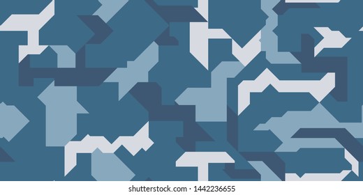 Seamless pattern fot car decal wrap design vector.