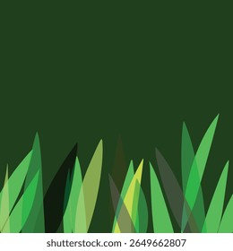 seamless pattern frame grass design background.eps