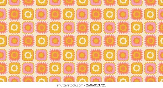 Seamless pattern of frames. Vector illustration.