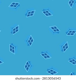 seamless pattern freezer ice cube tray color icon vector. freezer ice cube tray sign. isolated symbol illustration