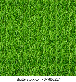 Seamless pattern of fresh green grass, vector illustration