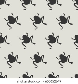 seamless pattern, frog art  background design for fabric and decor