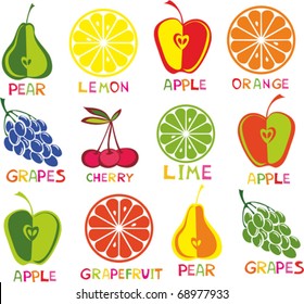 seamless pattern with fruit