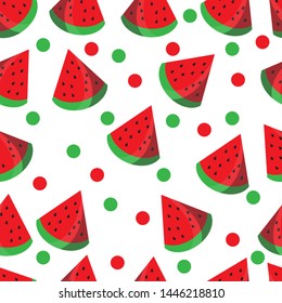 Seamless pattern fruit design vector