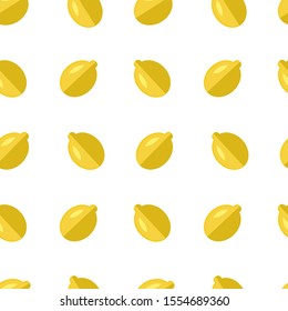 Seamless Pattern with fruit healthy food