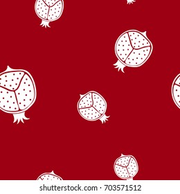 Seamless pattern with fruit icons for your design