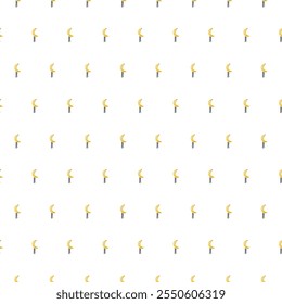 Seamless pattern with funny banana characters