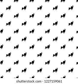 Seamless pattern with funny cats