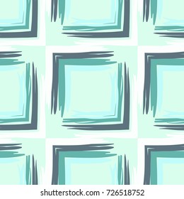 Seamless pattern. Funny cells. Grunge style.