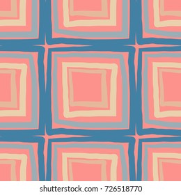 Seamless pattern. Funny cells. Grunge style.