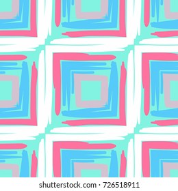 Seamless pattern. Funny cells. Grunge style.