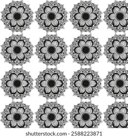seamless pattern with gear wheels
