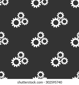 seamless pattern with gears