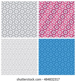 Seamless pattern of gears