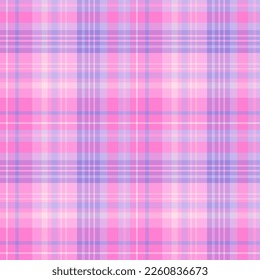 Seamless pattern in gentle pink and violet colors for plaid, fabric, textile, clothes, tablecloth and other things. Vector image.