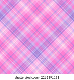 Seamless pattern in gentle pink and violet colors for plaid, fabric, textile, clothes, tablecloth and other things. Vector image. 2